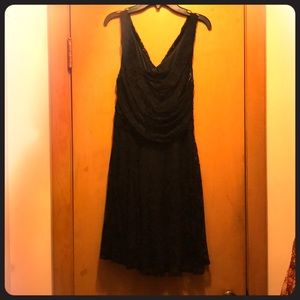 ✨ Express Black Lace Midi-Dress, Size 6✨